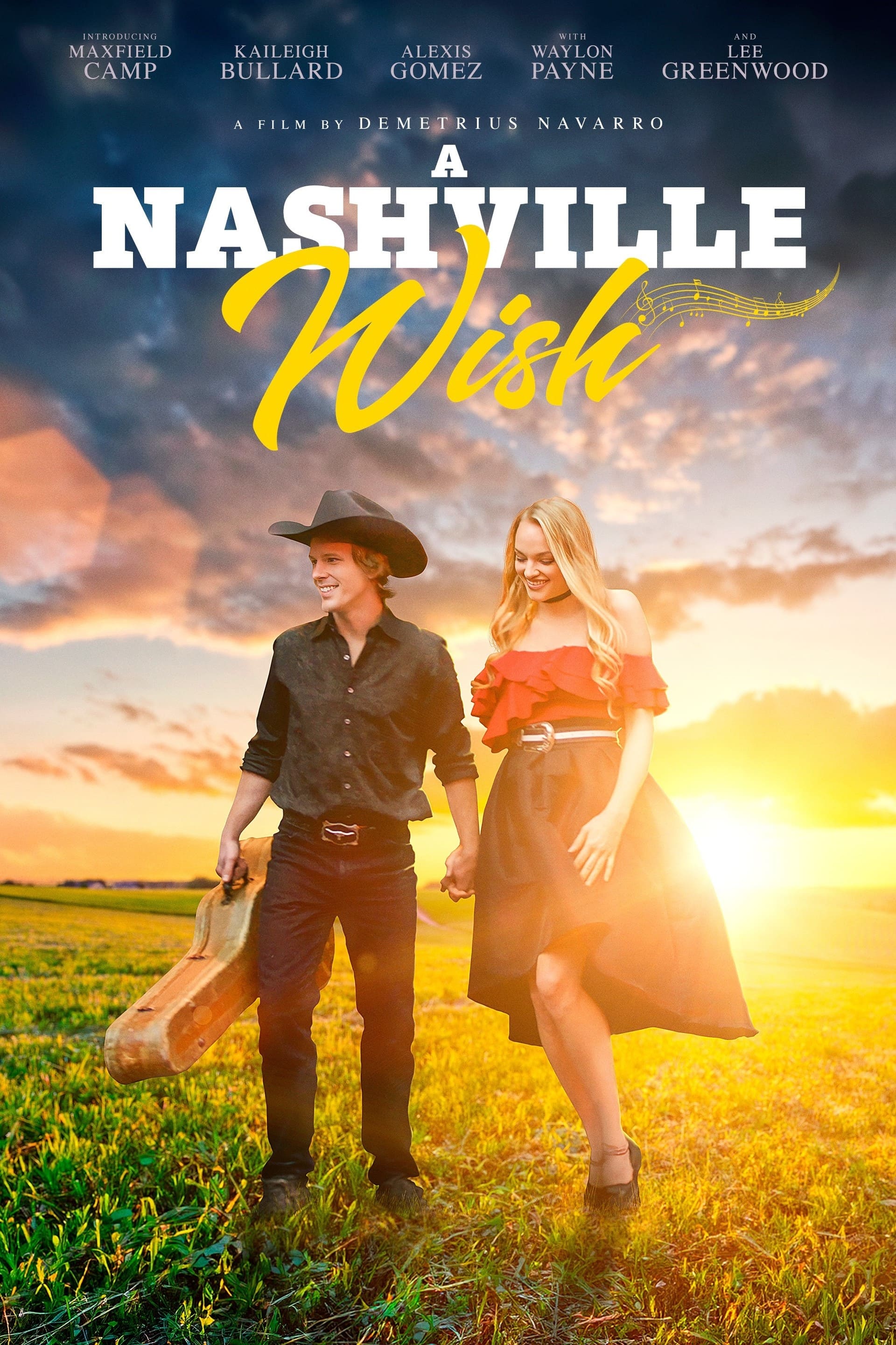 A Nashville Wish Hindi Dubbed Movie Poster (2024)