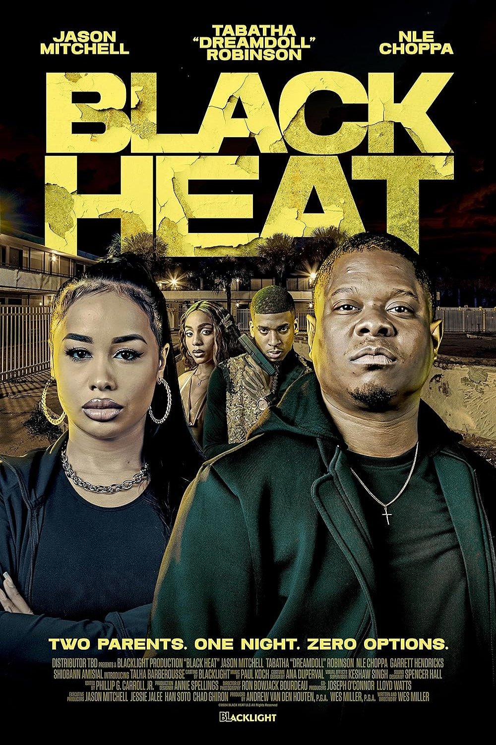 Black Heat Hindi Dubbed Movie Poster (2025)